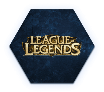 League of legends โลโก้ห้าเหลี่ยม